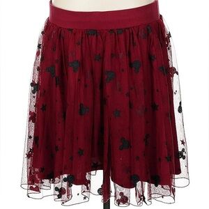 Torrid x Disney Mickey and Star Print Tulle Skirt Size 0